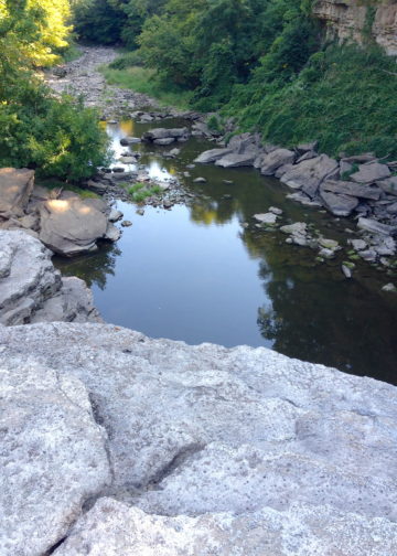 Ball's Fall's Upper Waterfall