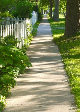 photo walks, sidewalk, path
