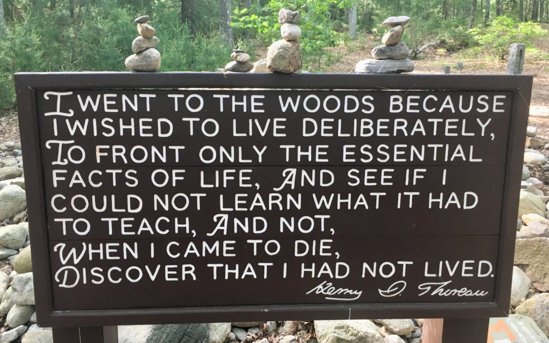Live Deliberately (and other advice from Thoreau)